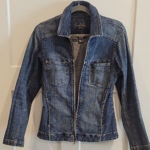 Vintage Silver Jeans Dark Blue Jean Jacket